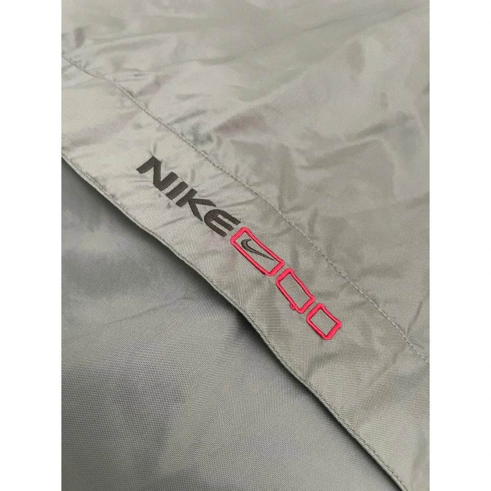 Vintage Y2K Nike Anorak 1/2 Zip Windbreaker Hoodie XXL Gray Center Swoosh